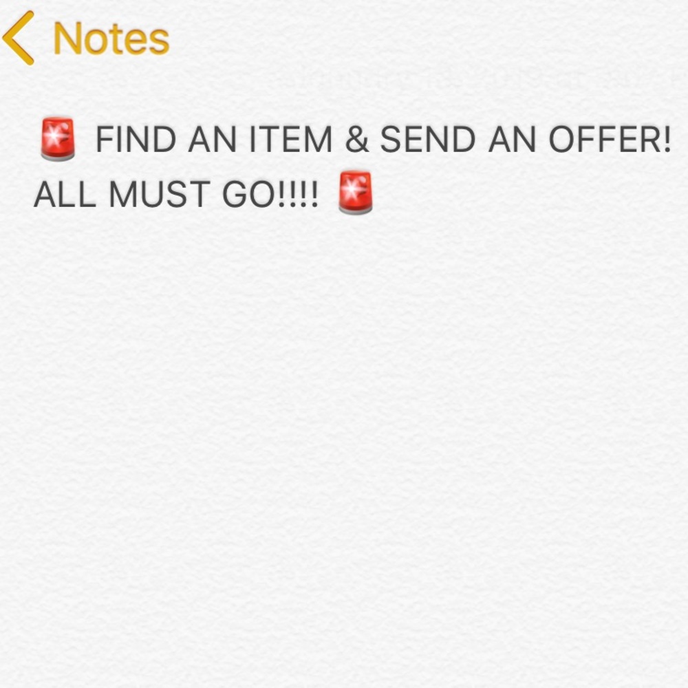 🚨 EVERYTHING MUST GO 🚨